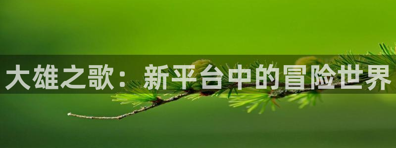 三牛娱乐是网络诈骗平台吗：大雄之歌：新平台中的冒险世界